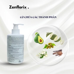 Zenflorix Dầu xả Florix Shine hỗ trợ dưỡng tóc mềm mượt giúp ngăn rụng tóc dầu  gội