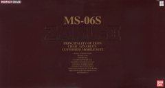 MS-06S ZAKU II CHAR PG 1/60 PERFECT GRADE BANDAI