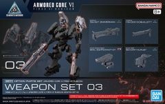 30MM OPTION PARTS SET ARMORED CORE Ⅵ FIRES OF RUBICON WEAPON SET 03 BANDAI