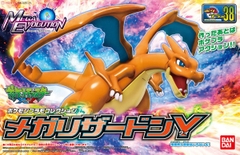 ĐỒ CHƠI MÔ HÌNH LẮP RÁP Mega Lizardon Y POKEPLA COLLECTION 38 SELECT SERIES BANDAI