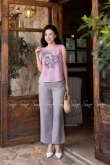 SONO - Áo linen vẽ xe đạp