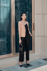 SONO - Áo vest linen chỉ nổi 2 lớp