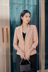 SONO - Áo vest linen chỉ nổi 2 lớp