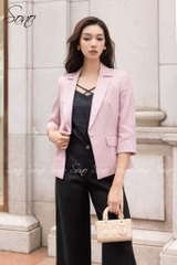 SONO - Áo vest linen túi xéo