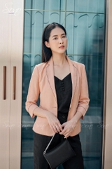 SONO - Áo vest linen chỉ nổi 2 lớp