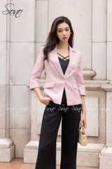 SONO - Áo vest linen túi xéo