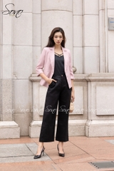 SONO - Áo vest linen túi xéo