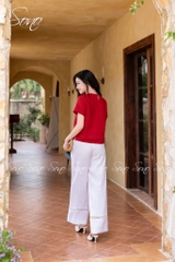 SONO - Áo linen thêu quả dâu