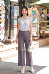 SONO - Áo sơ mi linen tay dơi