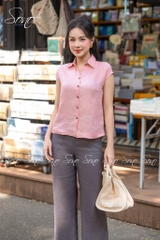 SONO - Áo sơ mi linen tay dơi