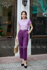 SONO - Quần dài linen form lửng nhiều màu