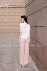 SONO - Áo linen tay dơi thêu hoa bướm