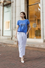 SONO - Áo linen rút dây thêu