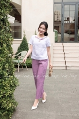 SONO - Quần dài linen form lửng nhiều màu