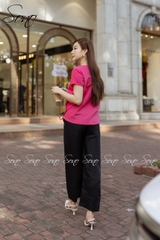 SONO - Áo linen rút dây thêu