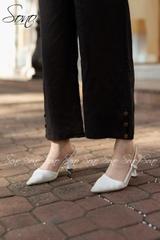 SONO - Áo linen rút dây thêu