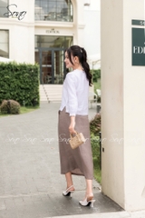SONO - Chân váy linen form A