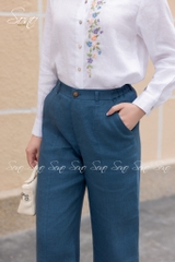 SONO - Quần dài linen rã li