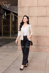 SONO - Áo vest linen tay lỡ 2 nút trước
