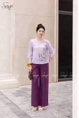 SONO - Áo linen loang tay lỡ quấn bọ