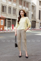 SONO - Quần dài linen form lửng nhiều màu