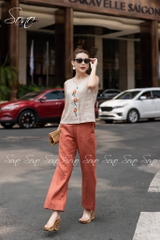 SONO - Quần dài linen rã li