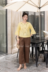 SONO - Quần dài linen form lửng nhiều màu