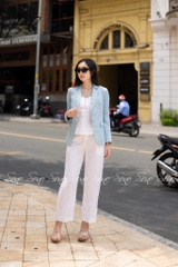 SONO - Áo blazer linen 2 lớp