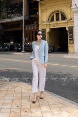 SONO - Áo blazer linen 2 lớp
