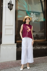SONO - Quần dài linen lai to