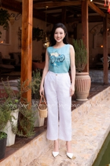 SONO - Quần dài linen form lửng nhiều màu