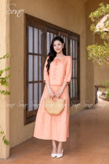SONO - Chân váy linen 3 tầng