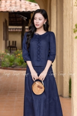 SONO - Chân váy linen 3 tầng