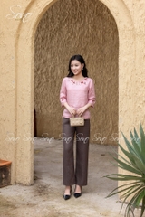 SONO - Quần dài linen rã li