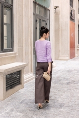SONO - Áo linen tay dài thêu thiên nga