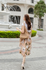 SONO - Chân váy chất thô hoa