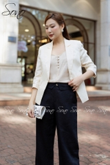 SONO - Áo vest linen tone nhạt