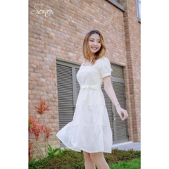 SONO - Đầm xô thêu 3 tầng