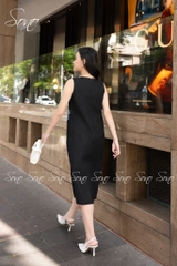 SONO - Đầm linen vẽ hoa sen