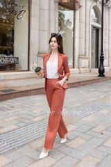 SONO - Áo vest linen xếp ly 5 gạch