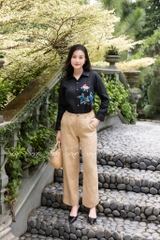 SONO - Quần dài linen rã li