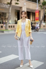 SONO - Áo vest linen tone nhạt