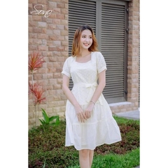 SONO - Đầm xô thêu 3 tầng