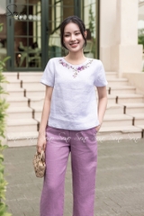 SONO - Quần dài linen form lửng nhiều màu