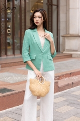 SONO - Áo vest linen túi xéo