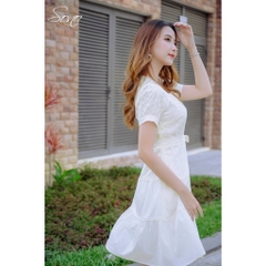 SONO - Đầm xô thêu 3 tầng