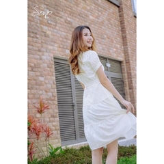 SONO - Đầm xô thêu 3 tầng