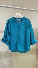 SONO - Áo linen tay lỡ bèo nhún