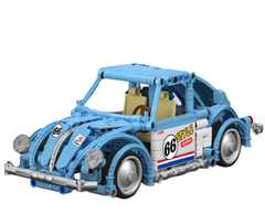 Mô Hình Xe Cổ Điển Beetle_SY Block 8414 [843 Chi Tiết]_Kéo Thả_Lắp Ráp Kiểu Lego