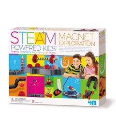 Bộ Khám Phá Điện Từ_Đồ Chơi STEAM Khoa Học 25 Thí Nghiệm Vật Lý Về Điện Từ_Thương Hiệu 4M